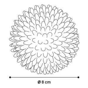 Flamingo Pinnenbal 9cm - Afbeelding 2