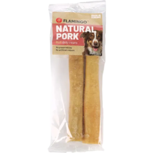 Flamingo Nature Snack Varkensrol 24cm (2stuks) - Afbeelding 2