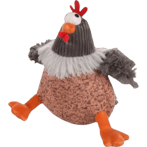Flamingo Tucky Kip Oranje 25,5x23x25cm. NIEUW!