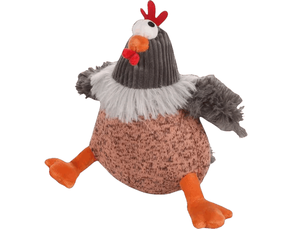 Flamingo Tucky Kip Oranje 25,5x23x25cm. NIEUW!