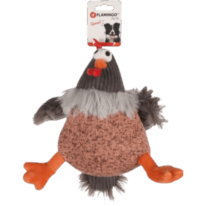 Flamingo Tucky Kip Oranje 25,5x23x25cm. NIEUW! - Afbeelding 2