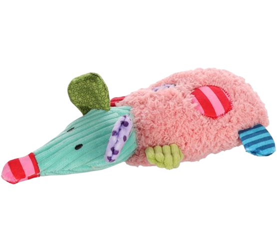 Flamingo Gragga Muis Roze 8x14x4cm. NIEUW!