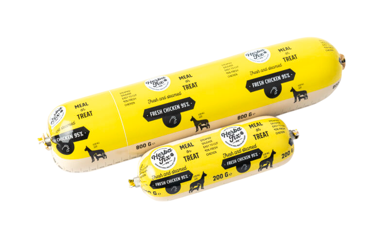 HerbaFix Gestoomde Worst Kip