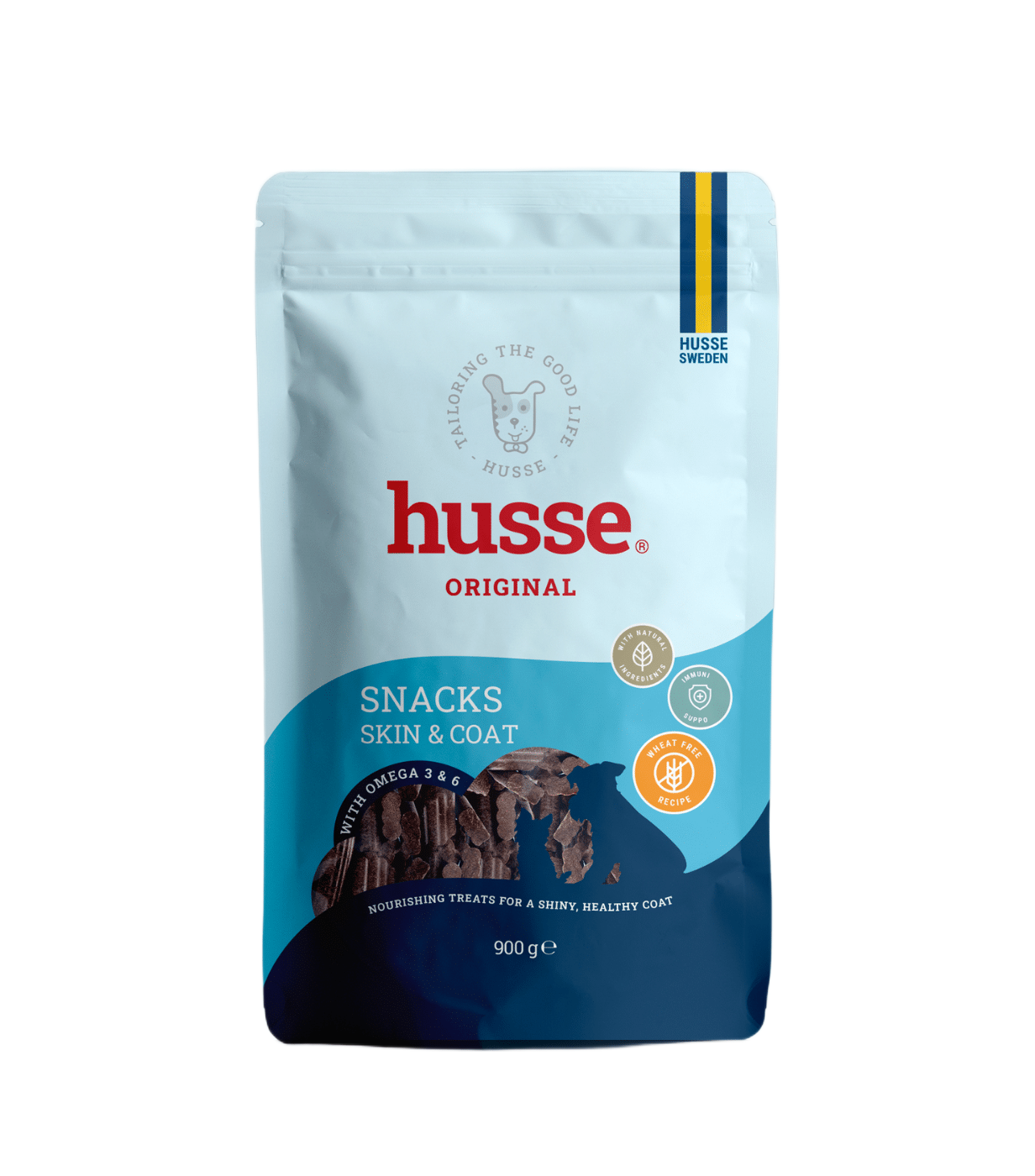 Husse Snack Skin & Coat (900gr.)