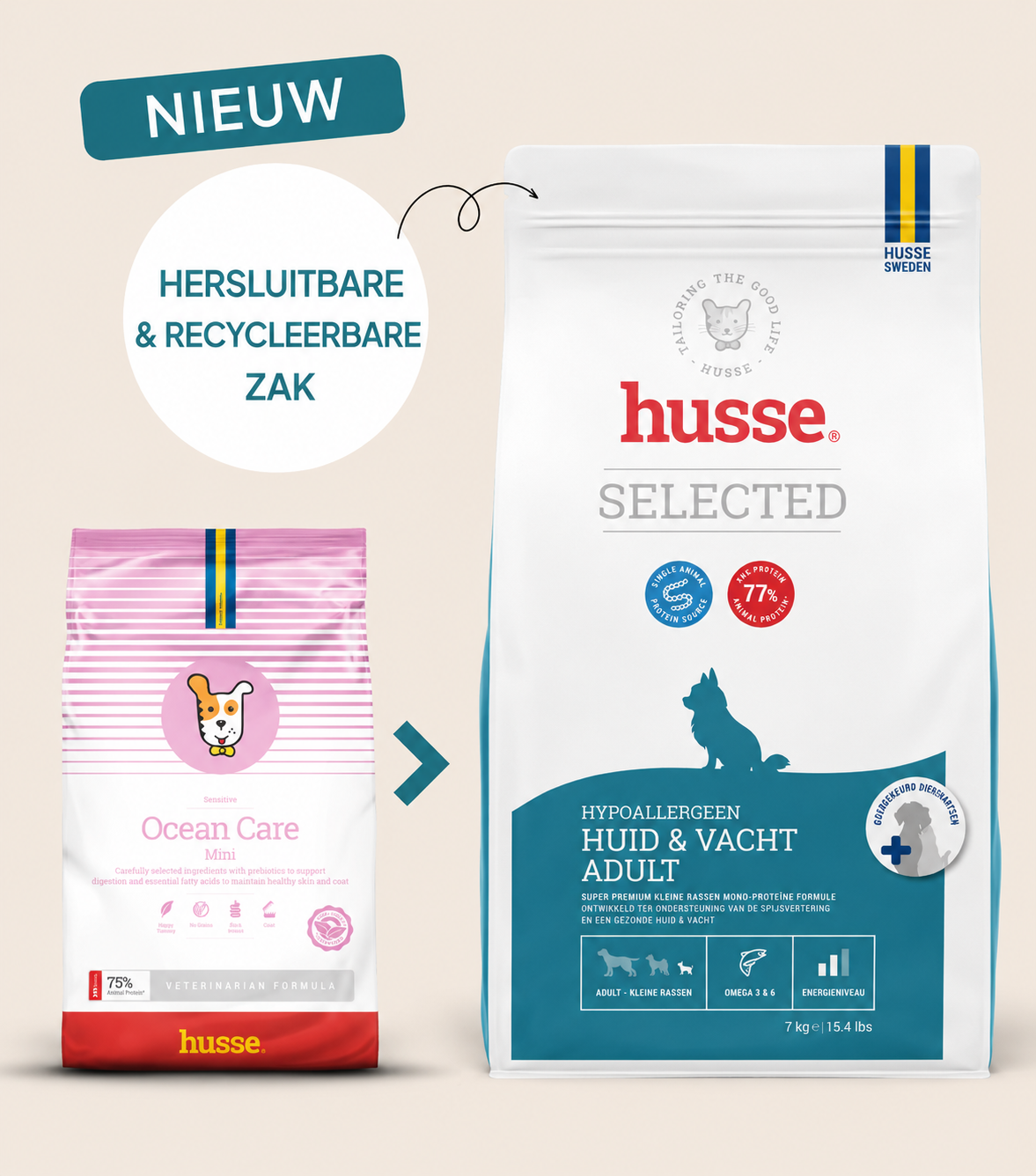 Husse Skin & Coat Adult(Hypoallergenic)